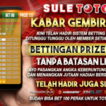 Prediksi Sule4D Togel Online SGP, Sdy, HK Pools Resmi