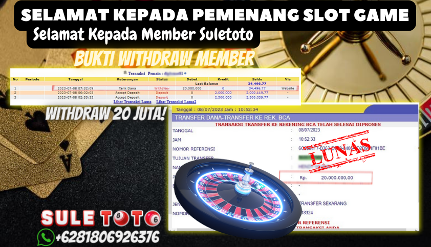 Bukti JP Slot Pragmatic Play Suletoto - Gatot Kaca