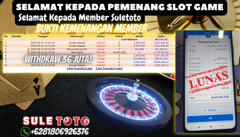 Bukti JP Slot Pragmatic Play Suletoto - Sweet Bonanza