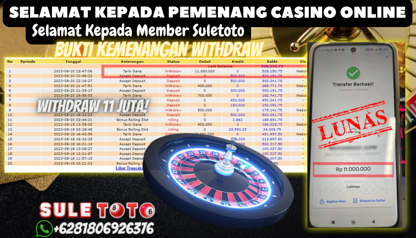 Bukti JP Live Casino - 24D Spin